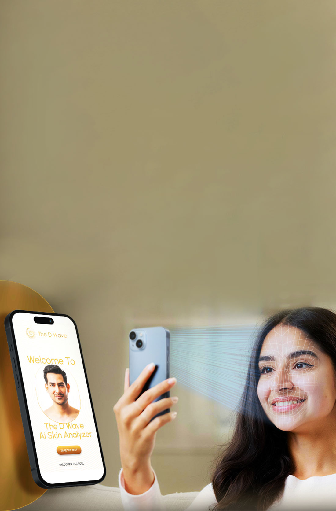 The D Wave AI-Powered Skin Analyzer -  Skin Test