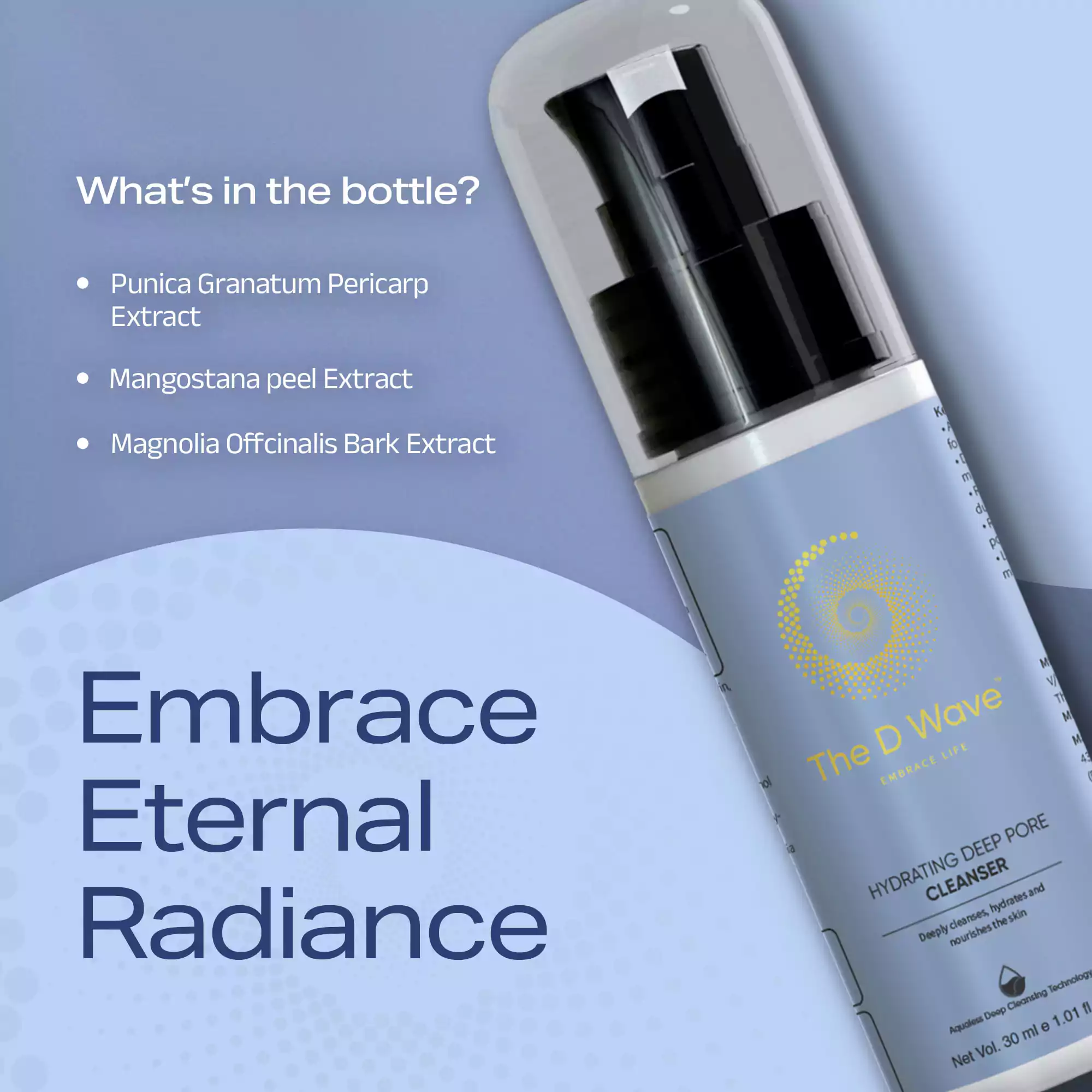 Hydrating Deep Pore Cleanser - Ingredients
